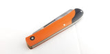 Marbles Trapper Black/Orange G10 Folding Stainless Clip/Spey Pocket Knife 591