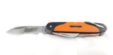 Marbles Scout Black/Orange G10 Folding Stainless Multi-Tool Pocket Knife 592