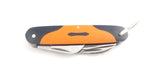 Marbles Scout Black/Orange G10 Folding Stainless Multi-Tool Pocket Knife 592