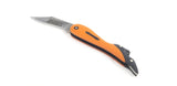 Marbles Small Leg Black/Orange G10 Folding Stainless Clip Point Pocket Knife 593