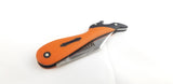 Marbles Small Leg Black/Orange G10 Folding Stainless Clip Point Pocket Knife 593