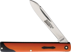 Marbles Doctor's Black/Orange G10 Folding Stainless Spear Point Pocket Knife 594
