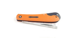 Marbles Black/Orange G10 Folding Stainless Razor Hawkbill Pocket Knife 595