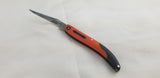 Marbles Toothpick Black/Orange G10 Folding Stainless Clip Point Pocket Knife 596