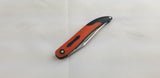 Marbles Toothpick Black/Orange G10 Folding Stainless Clip Point Pocket Knife 596