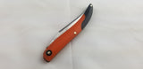 Marbles Toothpick Black/Orange G10 Folding Stainless Clip Point Pocket Knife 596