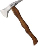 Marbles 17.5" Brown handle Axe & Spike  + Leather Sheath