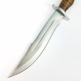 Marbles Stacked Leather Bowie 15" Fixed Blade Knife + Sheath 621