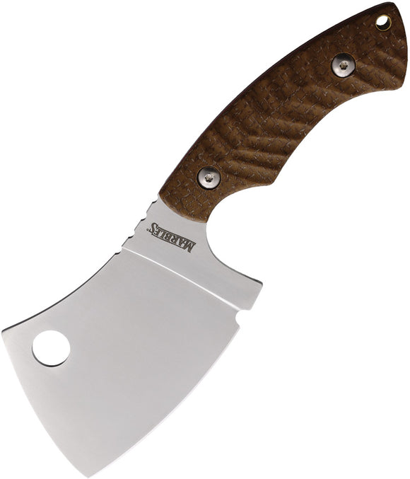 Marbles Chopper Brown Micarta D2 Steel Fixed Blade Knife w/ Nylon Sheath 637