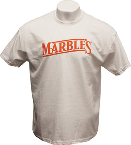 Marbles T-Shirt Short-Sleeve XL Men's White Logo T-Shirt 650