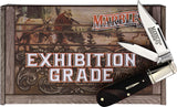 Marbles Exhibition Grade Barlow Brown Bone Folding Stainless Pocket Knife 684