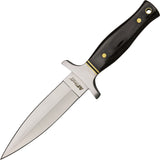 MTech 9" Boot Knife Pakkawood Fixed Blade Full Tang Satin Stainless Hunting - 2003