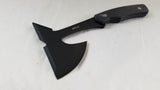 MTech 8.75" Black Wood Handle Stainless Fixed Ax Head Spike End Blade Axe 600BK
