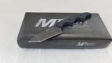 MTech Lot of 12 Black 5" Full Tang G10 Stonewashed Fixed Blade Neck Knife 673XX