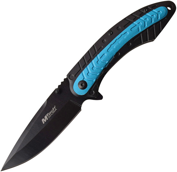 MTech Linerlock A/O Blue Assisted Folding Knife 1009bl
