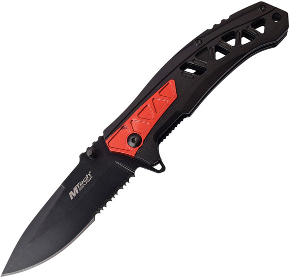 MTech Linerlock A/O Red Assisted Folding Knife 1026rd