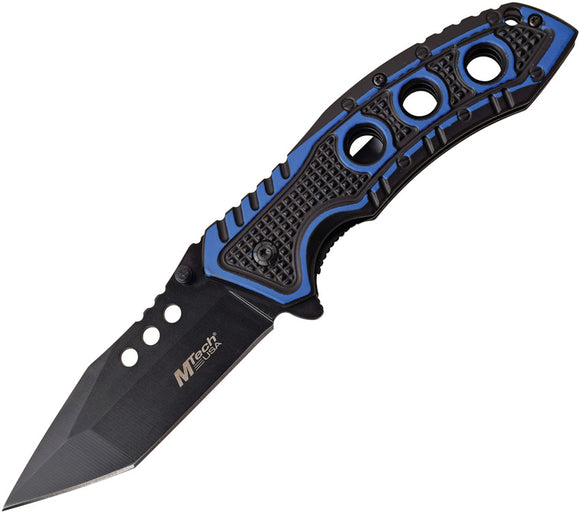 MTech Linerlock A/O Blue Assisted Folding Knife 1059bl
