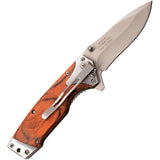 MTech Pakkawood Linerlock A/O Pakkawood Folding 3Cr13 Pocket Knife A1175BR