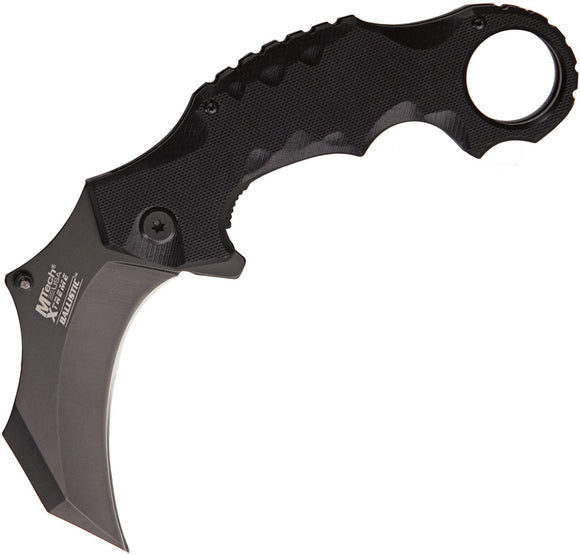 MTech Xtreme Hawkbill Linerlock A/O Synthetic Folding 440C Pocket Knife A815BK