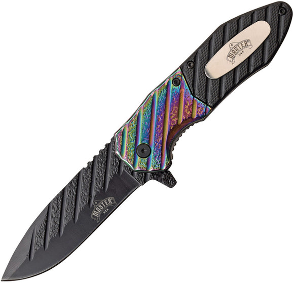 Master USA Linerlock A/O Spectrum Assisted Folding Knife 059rb