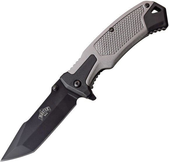 Master USA Linerlock A/O Gray Assisted Folding Knife 072gy