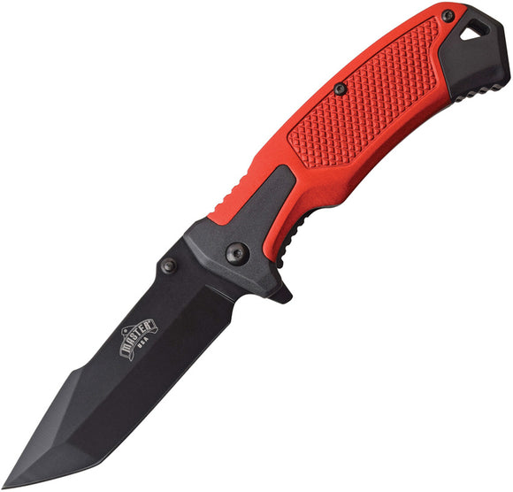 Master USA Linerlock A/O Red Assisted Folding Knife 072rd