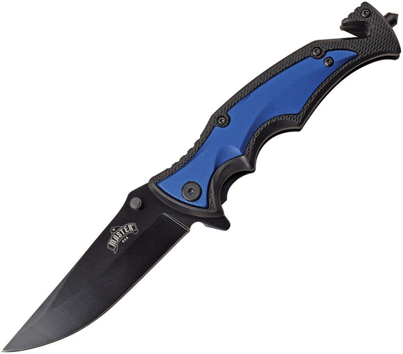 Master USA Linerlock A/O Blue Assisted Folding Knife 088bl