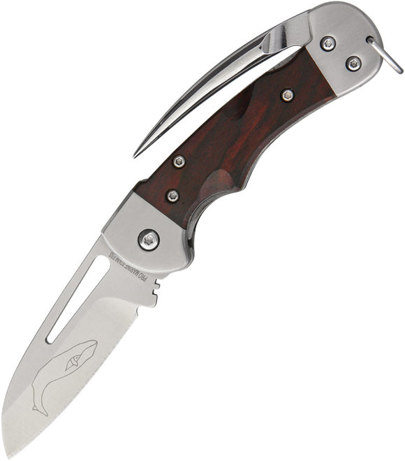 Myerchin Generation 2 Crew Linerlock Wood Folding Stainless Pocket Knife WF377