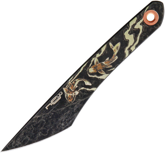 N.C. Custom Kiridashi Koi AUS 8 Fixed Blade Knife + Gay kydex 011b