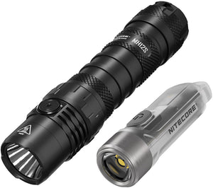 Nitecore MH12S TIKI Black Water Resistant Aluminum 5.5" Flashlight MH12KIT