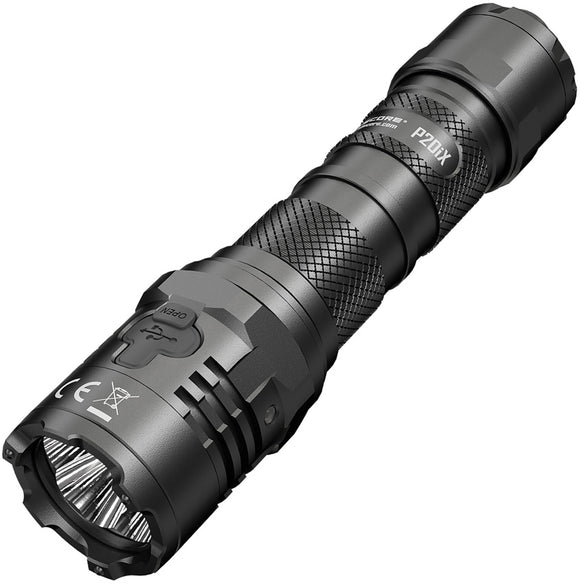 Nitecore P20iX Black Smooth Water Resistant Aluminum 5.5 Flashlight P20IX