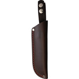 Nieto Chisquero Bocote Brown Smooth Wood Stainless Fixed Blade Knife 1045B