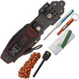 Nieto Chaman Black Micarta 1.4116 Fixed Blade Knife w/ Survival Kit 140MK