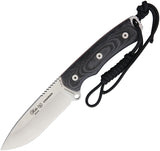 Nieto Chaman Black Micarta 1.4116 Fixed Blade Knife w/ Survival Kit 140MK