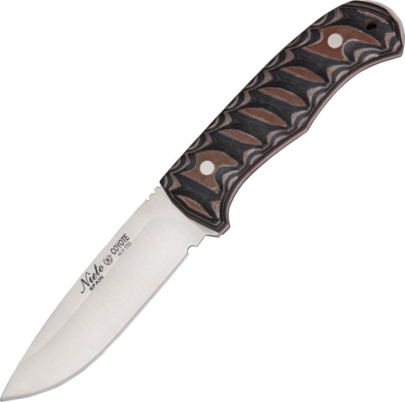 Nieto Cuchillo Linea Coyote Olivewood Stainless Fixed Blade Knife 2060