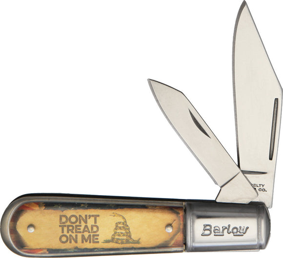 Novelty Cutlery Dont Tread on Me Barlow Folding Pocket Knife 324