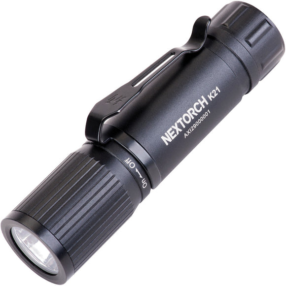 Nextorch K21 LED Mini Black Aluminum Water Resistant Flashlight K21