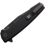 Ocaso Strategy Linerlock Black Aluminum Folding Bohler K110 Pocket Knife 29BAB