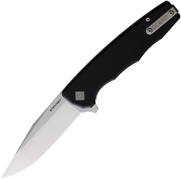 Ocaso Strategy Linerlock Black G10 Folding Bohler K110 Pocket Knife 29BGD