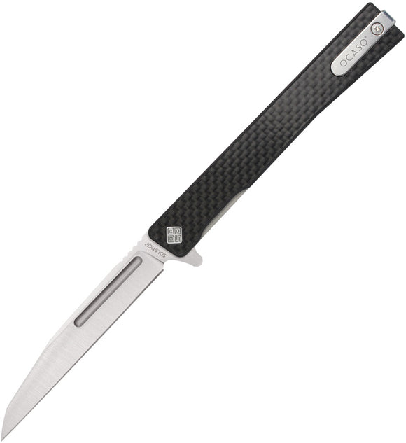 Ocaso Solstice Linerlock Carbon Fiber Folding S35VN Pocket Knife 8WFS