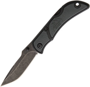 Outdoor Edge Chasm Lockback Small Gray Folding Pocket Knife CHY25