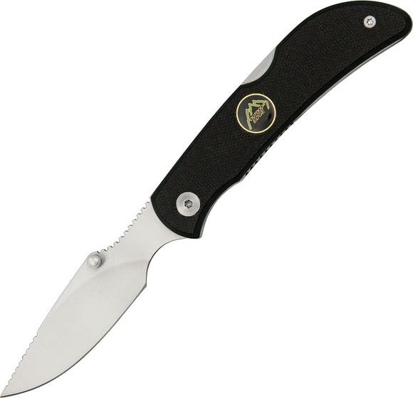 Outdoor Edge Caper Lite Black Lockback G-10 Handles Stainless Folding Knife CL10
