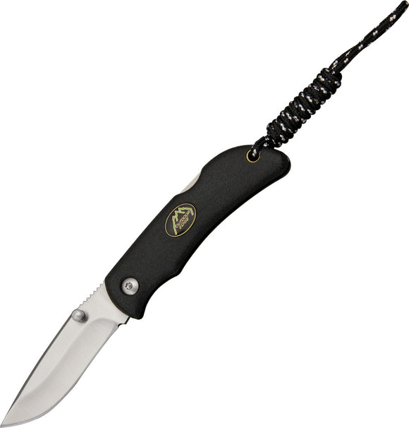 Outdoor Edge Black Mini-Grip Lockback Folding Knife Stainless Blade MG10C