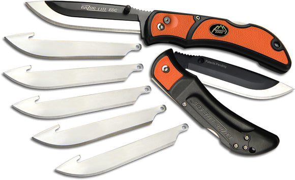 Outdoor Edge Razor Lite Lockback Orange Folding Knife RLB30C