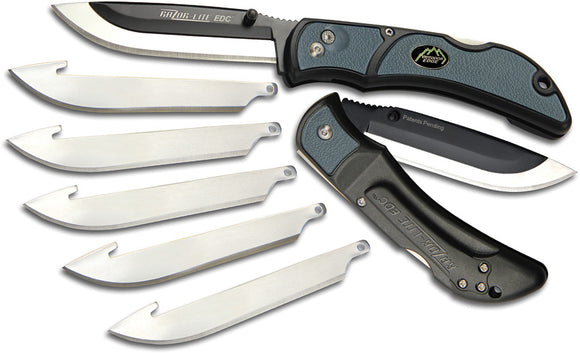 Outdoor Edge Razor Lite EDC Gray Handle Stainless Folding Blade Knife RLY50C