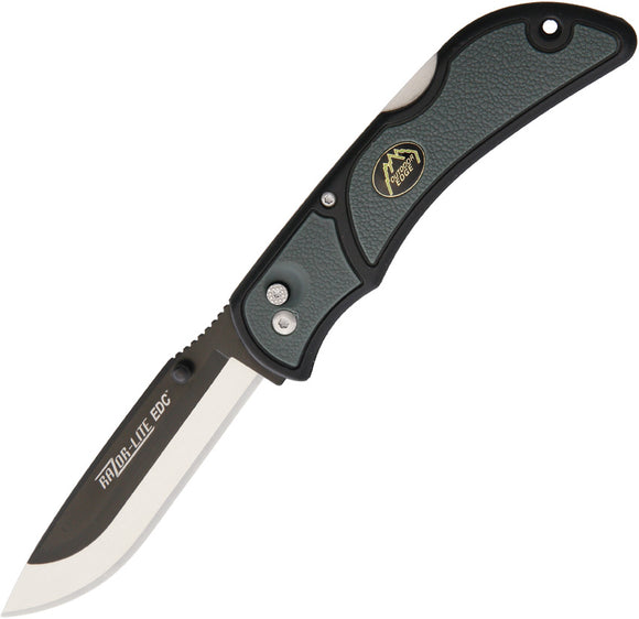 Outdoor Edge Razor Lite EDC Lockback Gray Stainless Folding Blade Knife RLY50