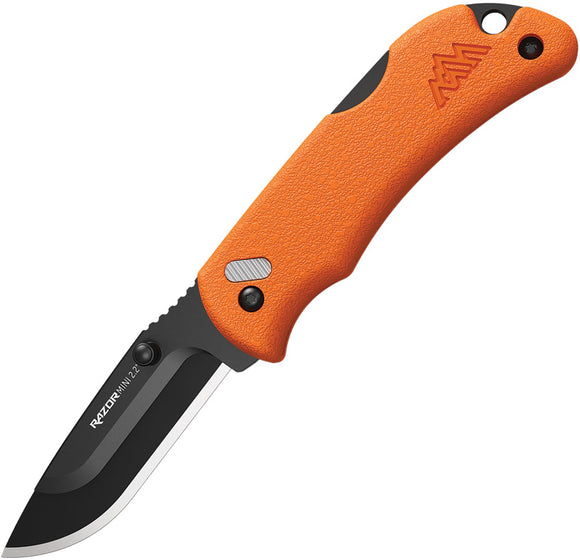 Outdoor Edge Razor Mini Lockback Orange Folding 420J2 Pocket Knife RMB222C