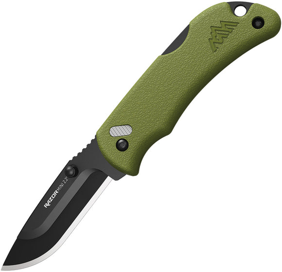 Outdoor Edge Razor Mini Lockback Green ABS Folding 420J2 Pocket Knife RMG222C