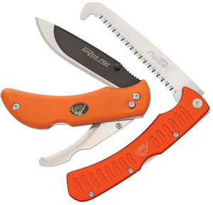 Outdoor Edge Orange Razor Pro Saw & Stainless Lockback Folding Knife Combo ROC30