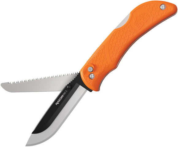 Outdoor Edge Razor-Pro S Orange TPR Folding Stainless Pocket Knife RSB356